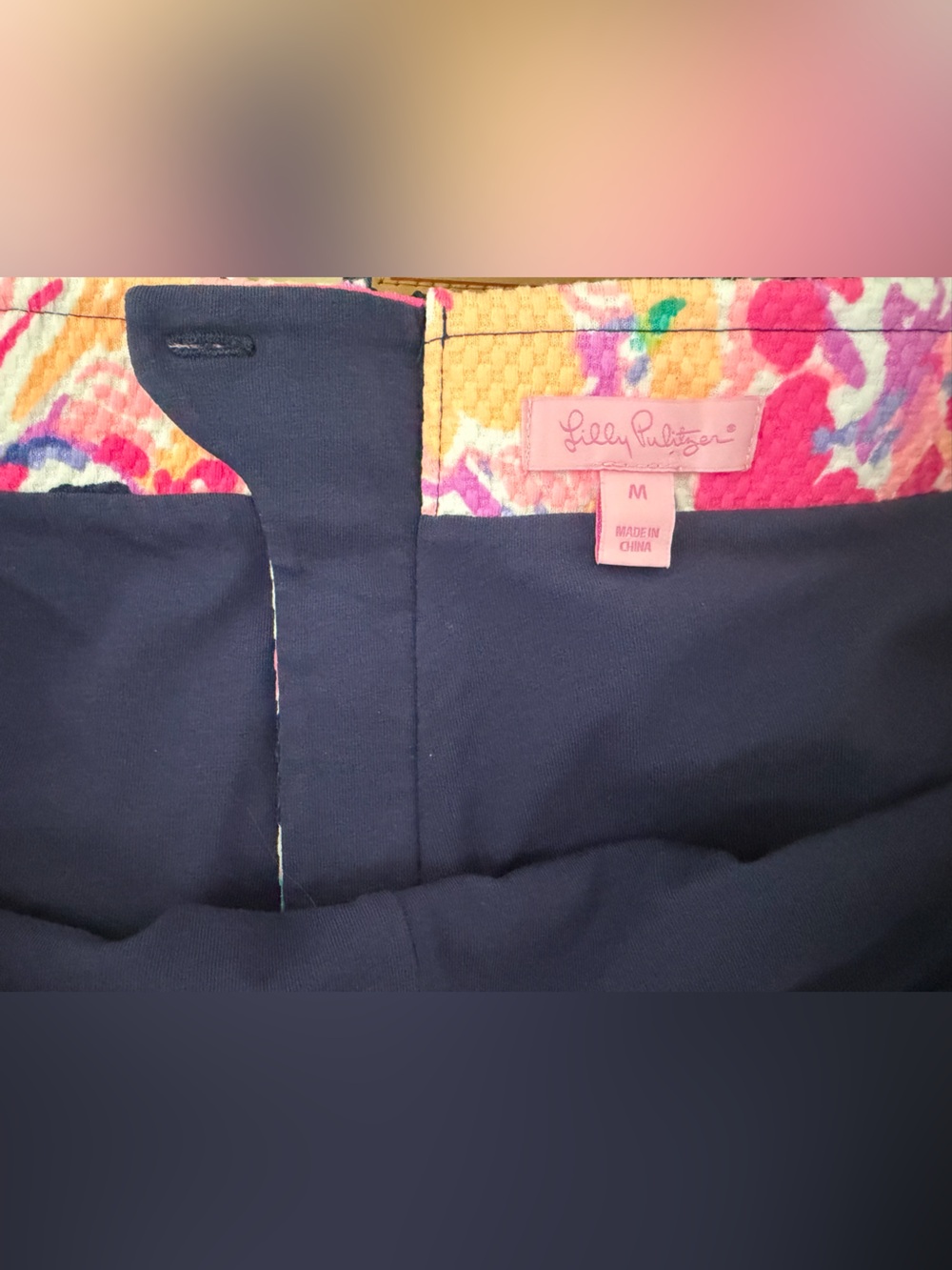 Lilly Pulitzer Bold Floral Mini Skirt With Built-In Shorts - Picture 6 of 7
